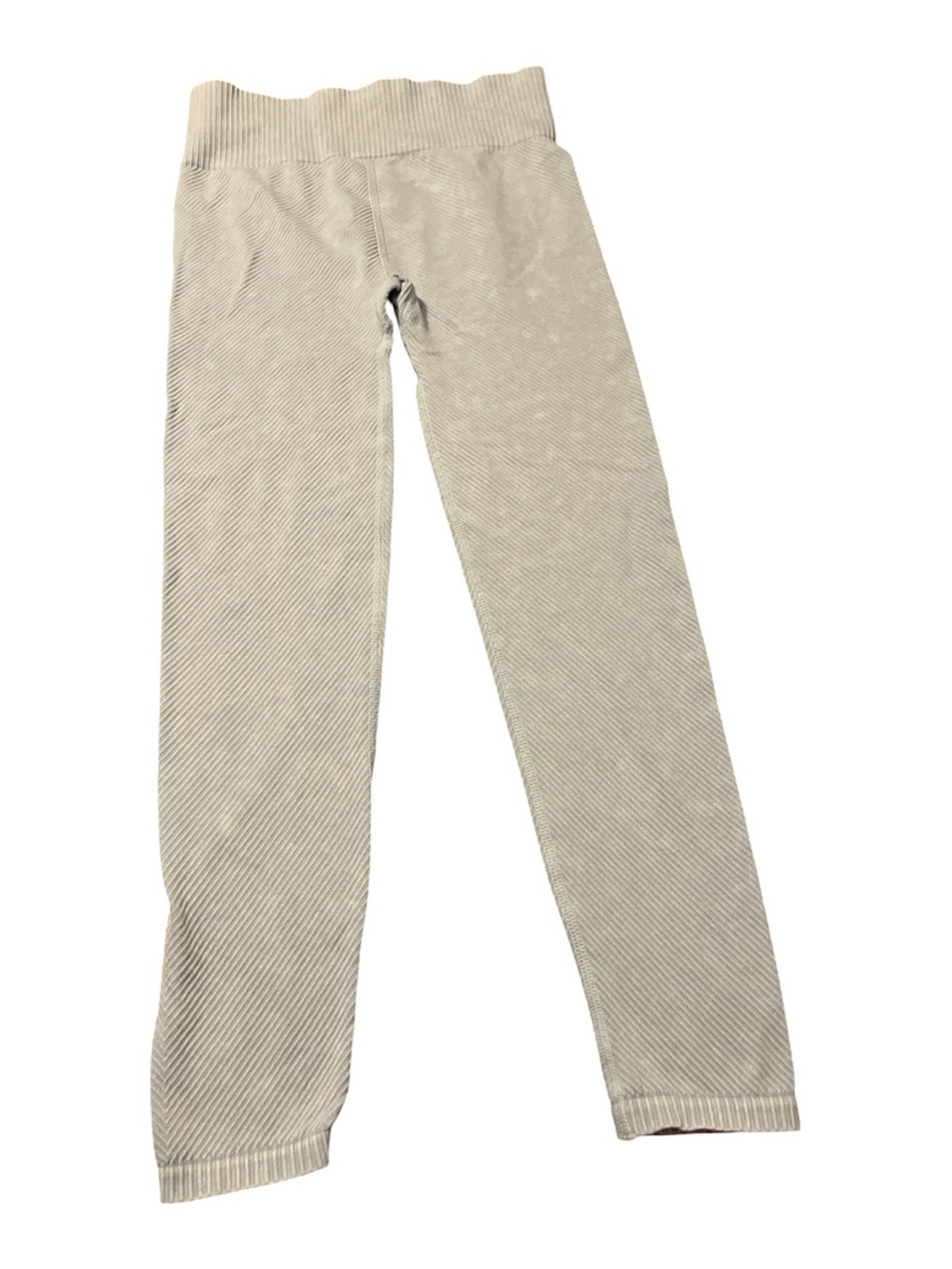 No Boundaries Light Beige Ribbed Leggings